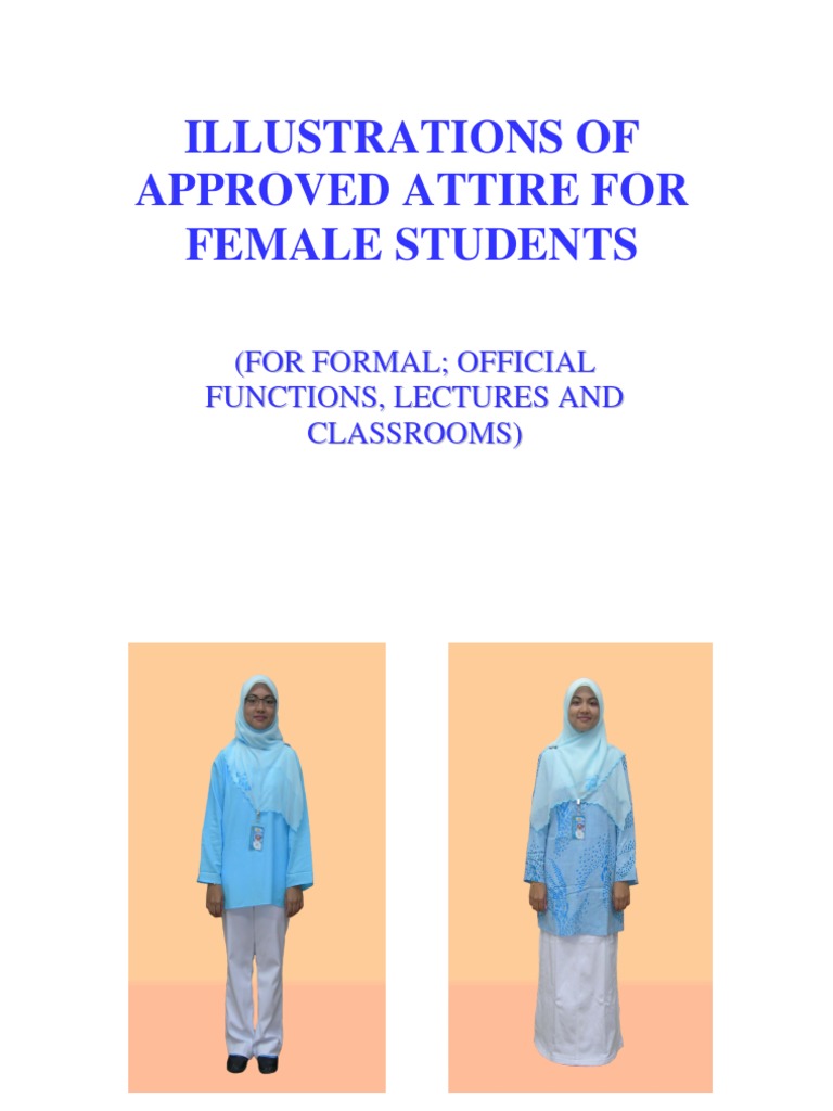 IIUM Dress Code Guidelines for Females | PDF