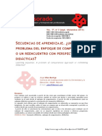 01. Díaz Barriga, Ángel - Secuencias de Aprendizaje, Un Problema Del Enfoque Por Competencias