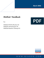 En MinElute Handbook For Kits Containing Loading Dye
