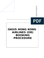Oasis Hong Kong Airlines (O8) Booking Procedure
