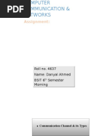 Communication Channel & Its Types