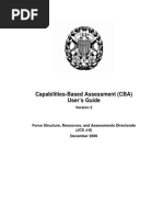 Capabilities Bases Assessment Guide