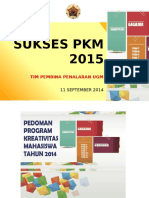 Slide Sosialisasi PKM UGM 2015