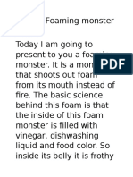 Foaming Monster
