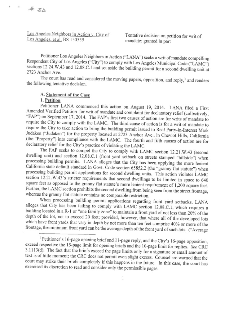 02-25-16 Order On Writ Petition | PDF