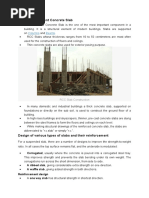 Reinforced Cement Concrete Slab: Columns Beams