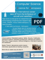 Master in Computer Science: Omputer Cience For Erospace