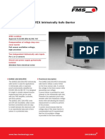 ATEX Intrinsically Safe Barrier for Force Sensors