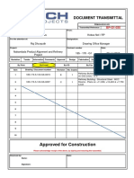 Document Transmittal: Approved For Construction