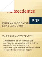 Antecedentes 