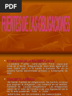 Fuentes de La Obligacion