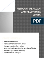 Fisiologi Menelan Dan Keluarnya Suara