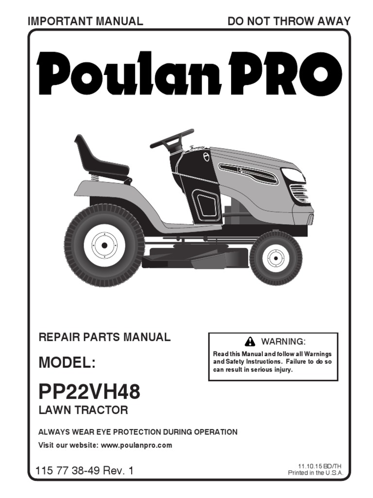 Image of Poulan Pro website