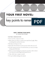 Key Points To Remember: Your First Novel