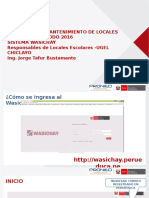 Instructivo - Sistema Wasichay para Docentes