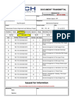 Document Transmittal: Issued For Informtion