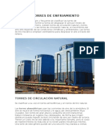 Tipos de Torres de Enfriamiento