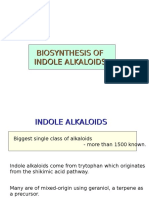 Biosynthesis of Indole Alkaloids