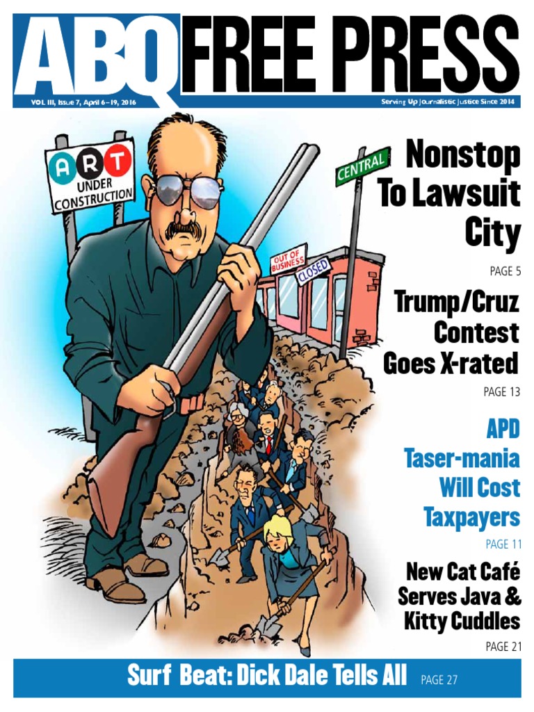 Albuquerque New Mexico Alternative Newspaper ABQ Free Press April 5
