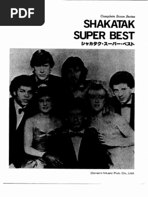 Shakatak - Super Best - SONGBOOK - BANDSCORE PDF | PDF