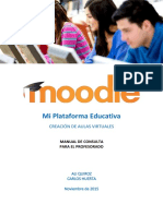 Manual Moodle para Docentes (Rol de Profesor)