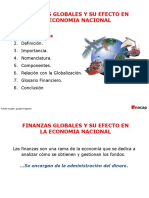 Finanzas globales y su efecto