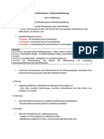 Accounting 1 Zusammenfassung WS 2015 (Powered by Raute Wirtschaft)