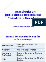 Uso de Fármacos en Pediatría y Geriatría