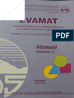 Manual Evamat Vol 2