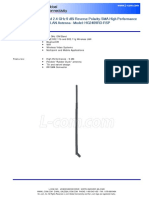 Hyperlink Wireless Brand 2.4 GHZ 9 Dbi Reverse Polarity-Sma High Performance "Rubber Duck" Wireless Lan Antenna - Model: Hg2409Rd-Rsp