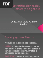 Estratificación Racial Étnica y de Género