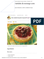 Receita de Tartelete de Morango Com Blueberry PDF
