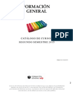 Catalogo Formacion General II 2015