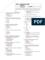 Soal Latihxan Ipa 7 SMP Pengukuran