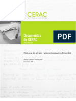 Violencia de Género y Violencia Sexual en Colombia