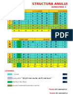 Structua Anului Scolar 20152016