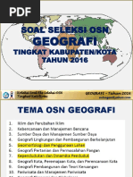 Download Soal Dan Kunci OSK Geografi 2016 by Bagaskara Wahyu Putra SN307500397 doc pdf