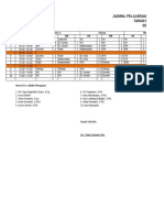 Contoh Format Jadwal Pelajaran