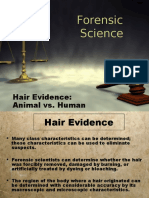 Forensic Science: Hair Evidence: Animal vs. Human