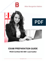 Pecb Iso 9001 Lead Auditorexam Preparation Guide
