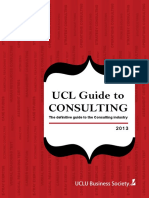 UCL Guide To Consulting 2013