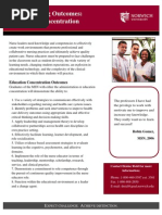 Download Norwich University MSN Education Concentration Learning Outcomes by Norwich University SN30751646 doc pdf