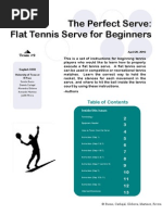 Download The Perfect Serve  Flat Tennis Serve for Beginners by svbueno SN30752123 doc pdf