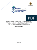 Guía Oficial para Elaborar El Reporte Final