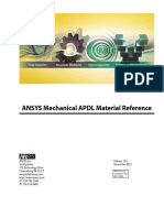 APDL Material Reference