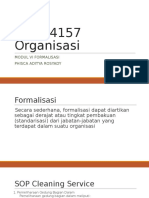 EKMA4157 Organisasi. Pertemuan VI