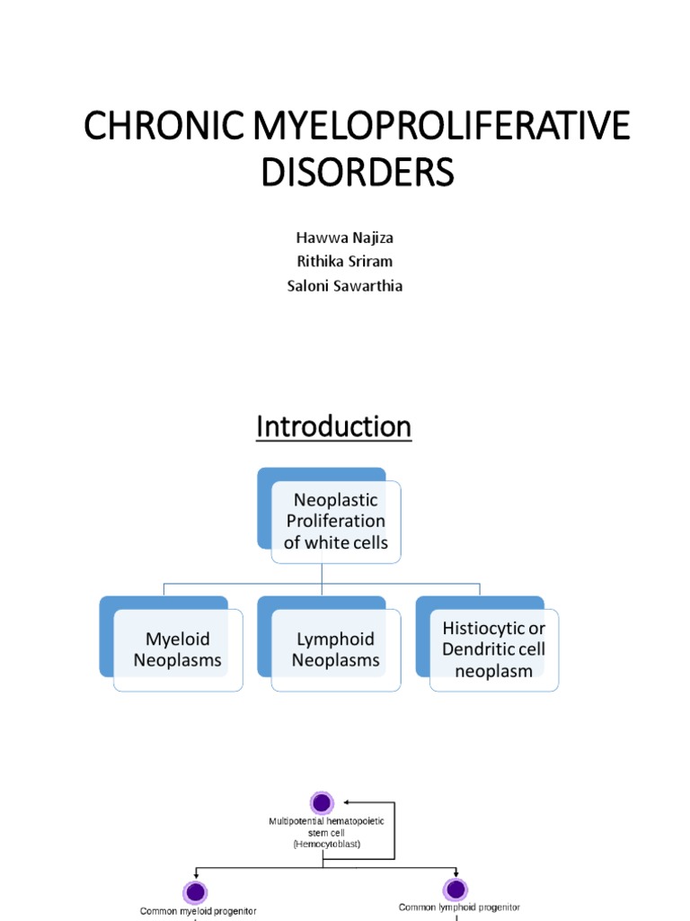 Myeloproliferative Disorders Overview | PDF | Hematology | Blood