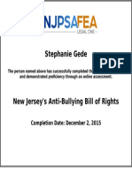 New Jersey S Anti Bullying Bill of Rights Stephanie Gede