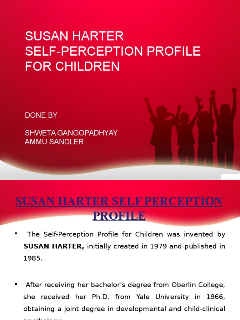 Susan Harter Scale | PDF | Self Concept | Validity (Statistics)