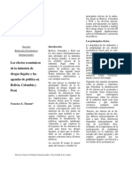 Efectos Economicos de La Industria de Drogas Ilegales